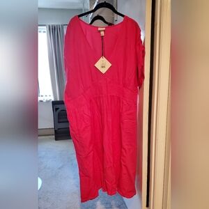 AVA & VIV DOLMAN PLUS SIZE SHORT-SLEEVE A-LINE DRESSES NWT - BUNDLE OF TWO (2)